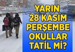 VALİLİKLERDEN SON DAKİKA KAR TATİLİ HABERLERİ ☃ 28 KASIM PERŞEMBE (BUGÜN) okullar tatil mi? Hangi il ve ilçelerde okullar tatil edildi?