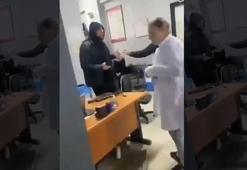 Ehliyet raporu almak için Aile Sağlığı Merkezi'ne geldi! Ortalığı birbirine kattı