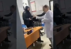 Ehliyet raporu almak için Aile Sağlığı Merkezi'ne geldi! Ortalığı birbirine kattı