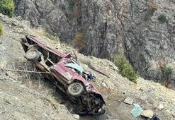 Artvin'de kamyonet şarampole yuvarlandı