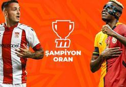 Sivasspor - Galatasaray maçının heyecanı Şampiyon Oran farkıyla Misli'de