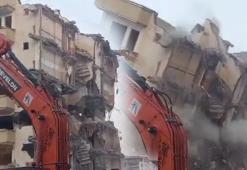 Yer: Gaziantep! 6 katlı bina yıkım sırasında çöktü