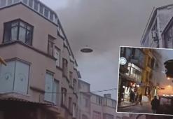 Fatih Çemberlitaş'ta ayakkabı dükkanında yangın