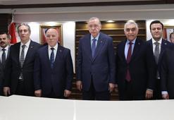 Cumhurbaşkanı Erdoğan Erzurum Büyükşehir Belediyesi’ni ziyaret etti
