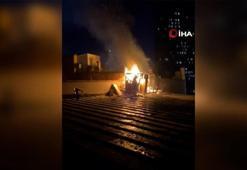 Çatıdaki kuş kümesinde yangın çıktı! Yangın iş yeri ve 2 binaya sıçradı