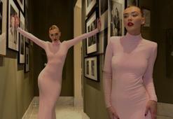 Sırt dekoltesi dikkat çekti! Melisa Döngel'in elbisesinin fiyatı ortaya çıktı