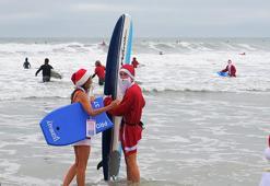 Florida'da Noel böyle kutlandı! İşte o renkli kareler
