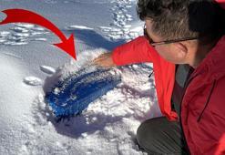 Türkiye'de tek: Tamamen kar altında, izole edilmiş şekilde