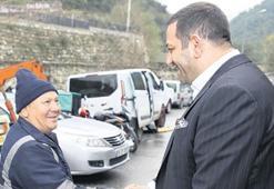 Küçük Sanayi’yi ziyaret etti
