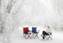 'Trakya'nın Uludağ'ı! Kar yağışı ile birlikte akın ettiler