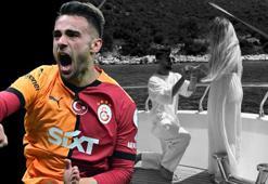 Galatasaraylı Yunus Akgün'den sevgilisine evlenme teklifi!