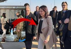 Almanya Dışişleri Bakanı Baerbock Suriye'ye çelik yelekle indi!