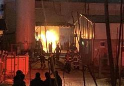 Kocaeli'de korku dolu anlar! Gaz dolum tesisi alevlere teslim oldu