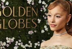Ariana Grande, Altın Küre ödül törenine damga vurdu! 59 yıllık arşiv elbisesi dikkat çekti