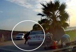 Soğukkanlı hırsız pes dedirtti! Piknik yapan ailenin ruhu duymadı