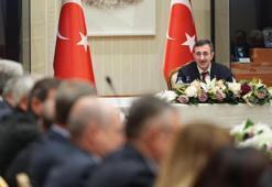 Cumhurbaşkanı Yardımcısı Cevdet Yılmaz, İzmir iş dünyası ile buluştu