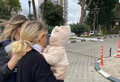 Kucağındaki çocuğuyla adliyeye sevk edildi