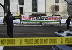 ABD'de Filistin protestosu: Bugün kaç çocuk öldürdünüz?