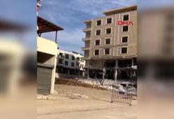 5 katlı bina yıkım sırasında çöktü