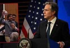 Blinken'a protesto şoku! 'Soykırım bakanı sizi affetmeyeceğiz'