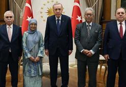 Cumhurbaşkanı Erdoğan, Malezya yüksek mahkeme başkanlarını kabul etti