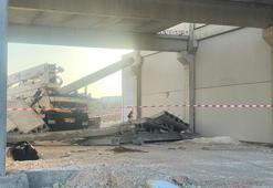 Çalıştığı inşaatta başına beton blok düşen vinç operatörü feci şekilde can verdi