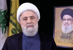 Hizbullah lideri Kasım'dan ateşkesi ihlal eden İsrail'e: "Sabrımızı sınamayın"