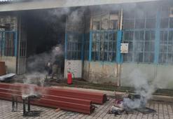 Sobaya tiner döktü, saniyeler içinde dehşeti yaşadı