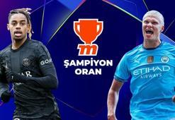 Şampiyonlar Ligi'nde dev maç: PSG - Manchester City! Şampiyon Oran farkı Misli'de...