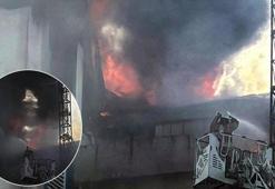 Sultanbeyli'de tekstil atölyesinden yangın! Çok sayıda ekip sevk edildi