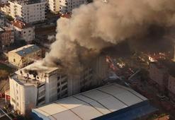 Sultanbeyli'de tekstil atölyesindeki yangın kontrol altında