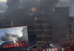 Sultanbeyli'de tekstil atölyesinde yangın 6 saatte söndürüldü