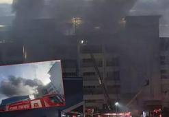 Sultanbeyli'de tekstil atölyesinde yangın 6 saatte söndürüldü