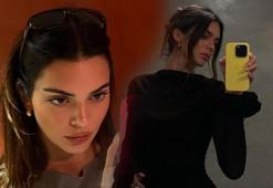 Paris Moda Haftası'na damga vuran anlar! Kendall Jenner'ın kıyafeti olay oldu