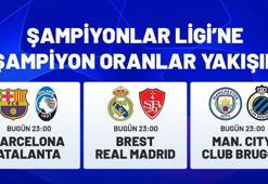Devler Ligi'nde bugün Barcelona, Real Madrid ve Manchester City sahaya çıkıyor!