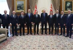 Cumhurbaşkanı Erdoğan, Özbekistan ve Azerbaycan bakanlarını kabul etti