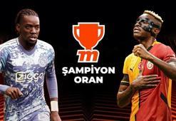 Galatasaray ilk 8 için Ajax karşısında galibiyet arıyor! Şampiyon Oran farkı Misli'de…