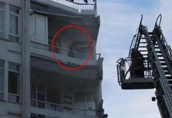 4 katlı binada yangın paniği! Vatandaşlar mahsur kaldı