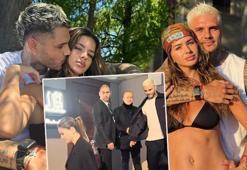 Icardi ve sevgilisi China Suarez gazetecileri görünce arka kapıdan kaçtı!