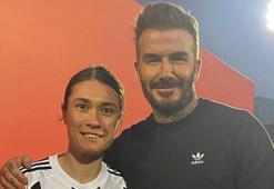 David Beckham, Beşiktaşlı kadın futbolcularla buluştu!