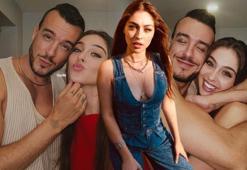 Ünlü oyuncuya sürpriz ziyaret! Cemre Baysel ve Cem Adrian bir arada