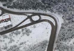 İstanbul'da kar yağışı etkili oldu! Aydos Ormanı beyaza büründü