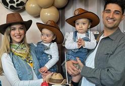 Yasemin Şefkatli sevimli ikizleri Ayel ve Emir'in son halini paylaştı
