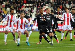 Sivasspor - Beşiktaş maçından kareler