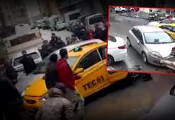 Aynasını kıran motokuryenin üzerine aracını sürdü! Dehşet anları saniye saniye kaydedildi