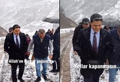 Kaymakamın kar anısı yürekleri ısıttı! Bakan Yerlikaya videoyu paylaştı