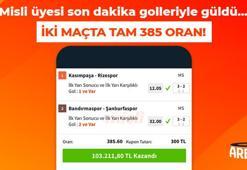 Misli üyesi son dakika golleriyle güldü… İki maçta tam 385 oran!