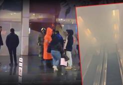 Son dakika: Üsküdar'da yangın çıkan AVM boşaltıldı