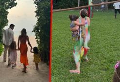 Sinem Kobal Maldivler'den paylaştı Kenan İmirzalıoğlu sürprizi! 'Aile albümü'