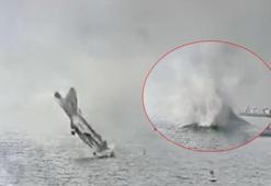 ABD'de askeri uçak San Diego Körfezi'ne düştü! 2 pilot kurtarıldı